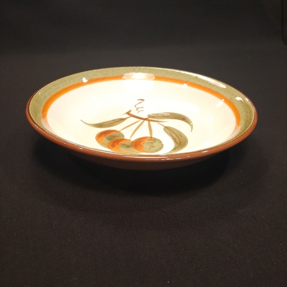 Stangl Pottery "Orchard Song" Coupe Soup Bowl ~ 7-7/8" - Picture 3 of 5